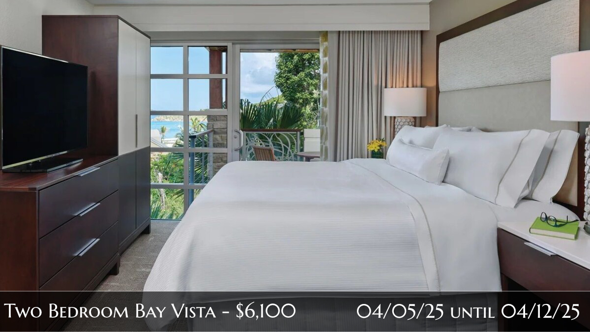 Two Bedroom Bay Vista - $6,745/Week!
